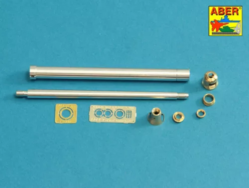 Aber Models német 8,8 cm-es KwK 43/3 L/71 kétrészes lövegcső – késői Tiger II Porsche toronyhoz