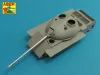Aber Models Russian D-10T 100mm tank barrel for T-54B/T-55 - orosz 100 mm-es D-10T harckocsi-lövegcső – T-54B/T-55-höz