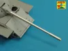 Aber Models Russian D-10T 100mm tank barrel for T-54B/T-55 - orosz 100 mm-es D-10T harckocsi-lövegcső – T-54B/T-55-höz