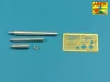 Aber Models 125mm 2A46 Barrel for Russian Tank T-64 &T-72A - without thermal cover - 125 mm-es 2A46 harckocsi-lövegcső hővédő köpeny nélkül – T-64 és T-72A harckocsikhoz