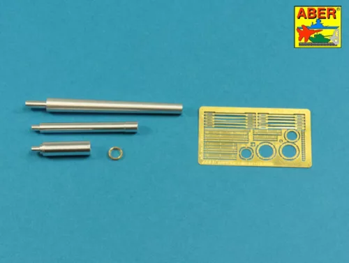 Aber Models 125mm 2A46 Barrel for Russian Tank T-64 &T-72A - without thermal cover - 125 mm-es 2A46 harckocsi-lövegcső hővédő köpeny nélkül – T-64 és T-72A harckocsikhoz