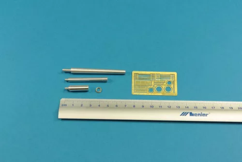Aber Models 125mm 2A46 Barrel for Russian Tank T-64 &T-72A - without thermal cover - 125 mm-es 2A46 harckocsi-lövegcső hővédő köpeny nélkül – T-64 és T-72A harckocsikhoz