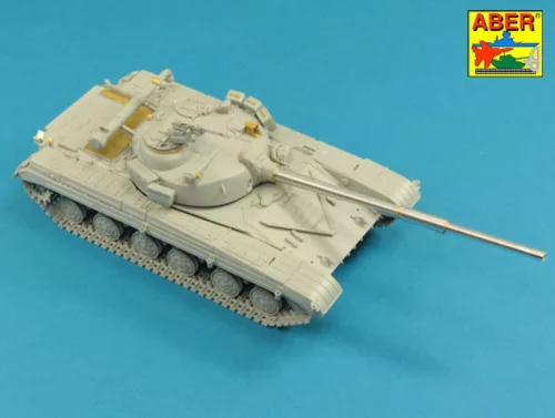 Aber Models 125mm 2A46 Barrel for Russian Tank T-64 &T-72A - without thermal cover - 125 mm-es 2A46 harckocsi-lövegcső hővédő köpeny nélkül – T-64 és T-72A harckocsikhoz