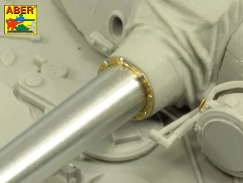Aber Models 125mm 2A46 Barrel for Russian Tank T-64 &T-72A - without thermal cover - 125 mm-es 2A46 harckocsi-lövegcső hővédő köpeny nélkül – T-64 és T-72A harckocsikhoz