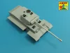 Aber Models 7,5/5,5 cm-es Pak 41 L/57 lövegcső – csőszájfékkel – Pz.Kpfw. VI Ausf. C (VK36.01)-hez