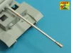 Aber Models 7,5/5,5 cm-es Pak 41 L/57 lövegcső – csőszájfékkel – Pz.Kpfw. VI Ausf. C (VK36.01)-hez