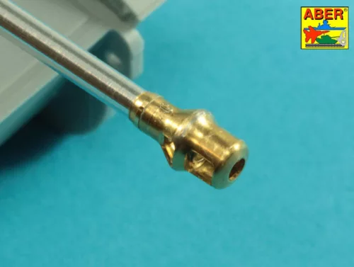 Aber Models 75mm gun barrel with muzzle brake for German Tank Pz.Kpfw. VI Ausf. D/F (VK36.01) - 75 mm-es lövegcső – csőszájfékkel – Pz.Kpfw. VI Ausf. D/F (VK36.01)-hez