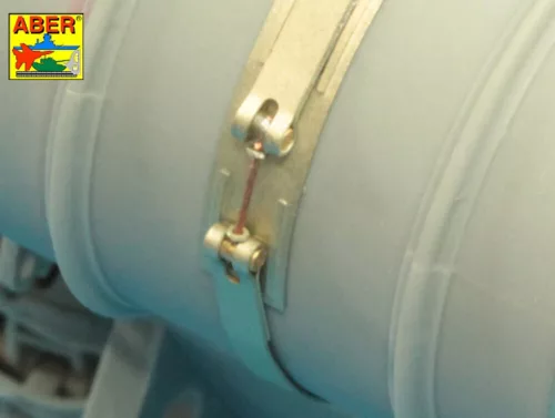 Aber Models Israeli 105 mm M-68 tank barrel for TIRAN 4 Sh - izraeli 105 mm-es M68 harckocsi-lövegcső – Tiran 4 Sh-hoz