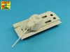 Aber Models Russian 107 mm ZIS-6 tank barrel for KV-3 - orosz 107 mm-es ZIS-6 harckocsi-lövegcső – KV-3-hoz