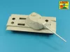 Aber Models Russian 107 mm ZIS-6 tank barrel for KV-3 - orosz 107 mm-es ZIS-6 harckocsi-lövegcső – KV-3-hoz