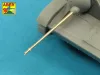 Aber Models 20mm gun barrel for nkm wz.38 FK-A used on TKS Tankette - 20 mm-es nkm wz.38 FK-A gépágyúcső – TKS kisharckocsihoz