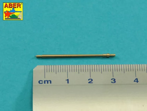 Aber Models 20mm gun barrel with prototype muzzle brake for nkm wz.38 FK-A used on TKS Tankette - 20 mm-es nkm wz.38 FK-A gépágyúcső prototípus csőszájfékkel – TKS kisharckocsihoz