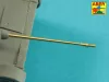 Aber Models 20mm gun barrel with prototype muzzle brake for nkm wz.38 FK-A used on TKS Tankette - 20 mm-es nkm wz.38 FK-A gépágyúcső prototípus csőszájfékkel – TKS kisharckocsihoz