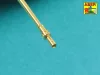 Aber Models 20mm gun barrel with prototype muzzle brake for nkm wz.38 FK-A used on TKS Tankette - 20 mm-es nkm wz.38 FK-A gépágyúcső prototípus csőszájfékkel – TKS kisharckocsihoz