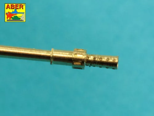 Aber Models 20mm gun barrel with prototype muzzle brake for nkm wz.38 FK-A used on TKS Tankette - 20 mm-es nkm wz.38 FK-A gépágyúcső prototípus csőszájfékkel – TKS kisharckocsihoz