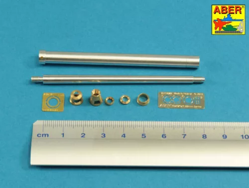 Aber Models Barrel KwK 43 L/71 8,8cm for Tiger II (Henschel) for HobbyBoss - német 8,8 cm-es KwK 43 L/71 lövegcső