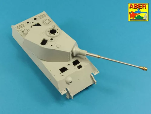 Aber Models Barrel KwK 43 L/71 8,8cm for Tiger II (Henschel) for HobbyBoss - német 8,8 cm-es KwK 43 L/71 lövegcső