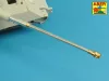 Aber Models Barrel KwK 43 L/71 8,8cm for Tiger II (Henschel) for HobbyBoss - német 8,8 cm-es KwK 43 L/71 lövegcső