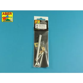   Aber Models 150mm Barrel with muzzle brake for German E-100 Heavy Tank Krupp Turret - német E-100 nehéz harckocsi Krupp torony – 150 mm-es csőszájfékkel szerelt lövegcső