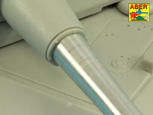 Aber Models 150mm Barrel with muzzle brake for German E-100 Heavy Tank Krupp Turret - német E-100 nehéz harckocsi Krupp torony – 150 mm-es csőszájfékkel szerelt lövegcső