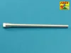 Aber Models 128mm Barrel for German E-100 Heavy Tank Krupp Turret - német E-100 nehéz harckocsi Krupp torony – 128 mm-es lövegcső