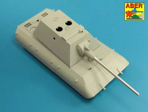 Aber Models 128mm Barrel for German E-100 Heavy Tank Krupp Turret - német E-100 nehéz harckocsi Krupp torony – 128 mm-es lövegcső