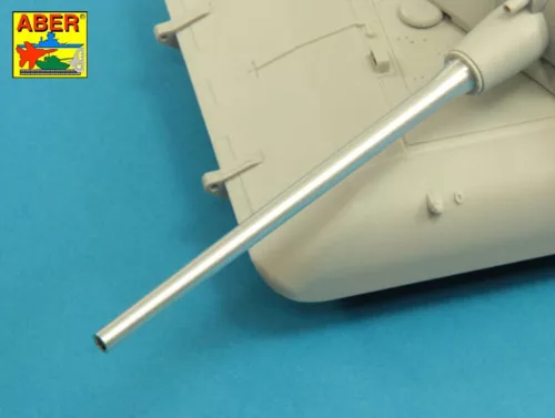 Aber Models 128mm Barrel for German E-100 Heavy Tank Krupp Turret - német E-100 nehéz harckocsi Krupp torony – 128 mm-es lövegcső