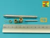 Aber Models Set of barrels for German Heavy tank E-100 (Dragon) 15cm & 7,5cm - lövegcső