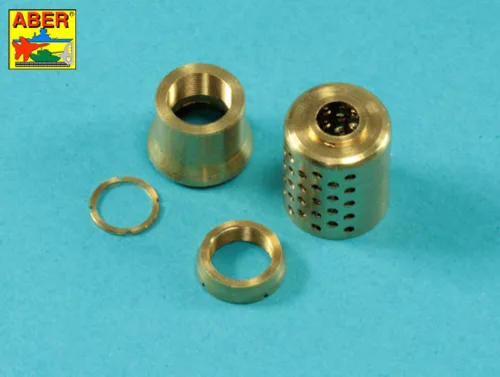 Aber Models Set of barrels for German Heavy tank E-100 (Dragon) 15cm & 7,5cm - lövegcső