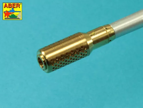 Aber Models Barrel with muzzle brake for German Krupp 12,8cm PAK 44 Anti-Tank Gun (Great Wall) - német Krupp 12,8 cm-es PAK 44 páncéltörő ágyú (Great Wall) – csőszájfékkel szerelt lövegcső