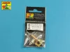 Aber Models Muzzle brake fit to barrel for Krupp 12,8cm PAK 44 Anti-Tank Gun (Trumpeter) - Krupp 12,8 cm-es PaK 44 páncéltörő löveg – csőszájfék és lövegcső