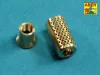 Aber Models Muzzle brake fit to barrel for Krupp 12,8cm PAK 44 Anti-Tank Gun (Trumpeter) - Krupp 12,8 cm-es PaK 44 páncéltörő löveg – csőszájfék és lövegcső