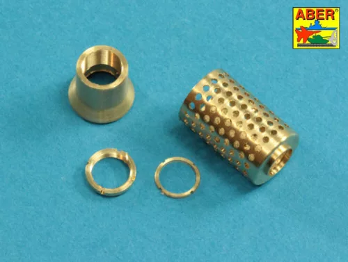 Aber Models 170mm A/T gun barrel for German Jagdpanzer E-100 (Amusing) - német Jagdpanzer E-100 (Amusing) – 170 mm-es A/T lövegcső