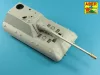 Aber Models 170mm A/T gun barrel for German Jagdpanzer E-100 (Amusing) - német Jagdpanzer E-100 (Amusing) – 170 mm-es A/T lövegcső