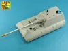 Aber Models 170mm A/T gun barrel for German Jagdpanzer E-100 (Amusing) - német Jagdpanzer E-100 (Amusing) – 170 mm-es A/T lövegcső