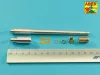 Aber Models 170mm A/T gun barrel for German Jagdpanzer E-100 (Trumpeter) - német Jagdpanzer E-100 – 170 mm-es A/T lövegcső