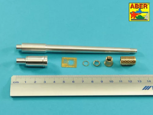 Aber Models 170mm A/T gun barrel for German Jagdpanzer E-100 (Trumpeter) - német Jagdpanzer E-100 – 170 mm-es A/T lövegcső
