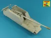 Aber Models Barrel for German Geschützwagen Tiger für 17cm Kanone 72 (Sf) - német 17 cm-es Kanone 72(Sf) lövegcső Geschützwagen Tigerhez
