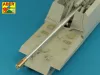 Aber Models Barrel for German Geschützwagen Tiger für 17cm Kanone 72 (Sf) - német 17 cm-es Kanone 72(Sf) lövegcső Geschützwagen Tigerhez