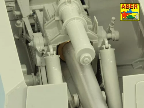 Aber Models Barrel for German Geschützwagen Tiger für 17cm Kanone 72 (Sf) - német 17 cm-es Kanone 72(Sf) lövegcső Geschützwagen Tigerhez