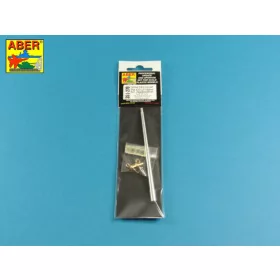   Aber Models German 8,8cm One part Pak 43/3 L/71 barrel for Jagdpanther Ausf G1 early - német 8,8 cm-es egyrészes Pak 43/3 L/71 lövegcső