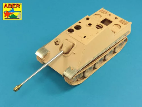 Aber Models German 8,8cm One part Pak 43/3 L/71 barrel for Jagdpanther Ausf G1 early - német 8,8 cm-es egyrészes Pak 43/3 L/71 lövegcső