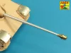 Aber Models German 8,8cm One part Pak 43/3 L/71 barrel for Jagdpanther Ausf G1 early - német 8,8 cm-es egyrészes Pak 43/3 L/71 lövegcső