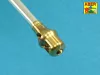Aber Models German 8,8cm One part Pak 43/3 L/71 barrel for Jagdpanther Ausf G1 early - német 8,8 cm-es egyrészes Pak 43/3 L/71 lövegcső