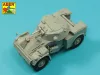 Aber Models Armament for French Light Armored Car AML-60-20 - francia AML-60-20 könnyű páncélautó – 20 mm-es gépágyúcső és 90 mm-es aknavetőcső