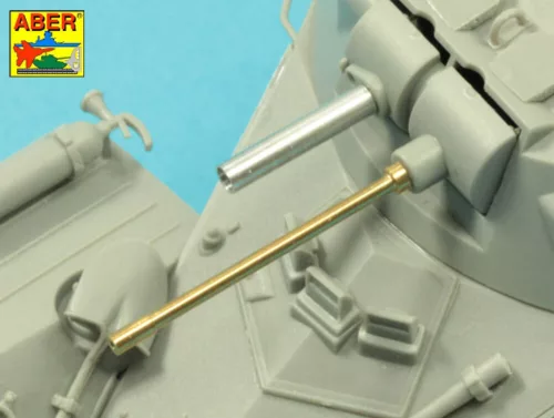 Aber Models Armament for French Light Armored Car AML-60-20 - francia AML-60-20 könnyű páncélautó – 20 mm-es gépágyúcső és 90 mm-es aknavetőcső