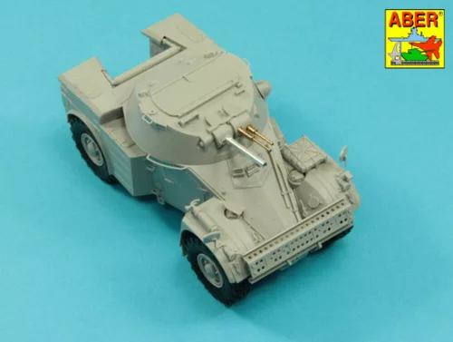 Aber Models Armament for French Light Armored Car AML-60-7, barrel for 7.62mm Machine guns x 2 pcs. 90mm mortar - francia AML-60-7 könnyű páncélautó – 2 db 7,62 mm-es géppuskacső és 90 mm-es aknavetőcső
