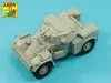 Aber Models Armament for French Light Armored Car AML-60-7, barrel for 7.62mm Machine guns x 2 pcs. 90mm mortar - francia AML-60-7 könnyű páncélautó – 2 db 7,62 mm-es géppuskacső és 90 mm-es aknavetőcső