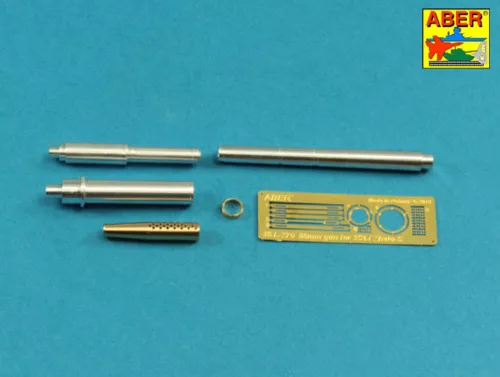 Aber Models 85mm 2A62 Barrem for Soviet 2S14 Zhalo-S A/T Gun - szovjet 2S14 Zhalo-S páncéltörő ágyú – 85 mm-es 2A62 lövegcső