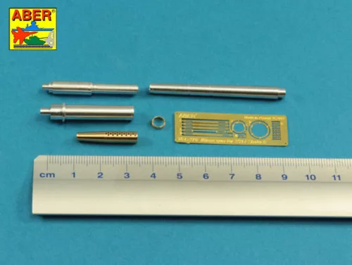 Aber Models 85mm 2A62 Barrem for Soviet 2S14 Zhalo-S A/T Gun - szovjet 2S14 Zhalo-S páncéltörő ágyú – 85 mm-es 2A62 lövegcső